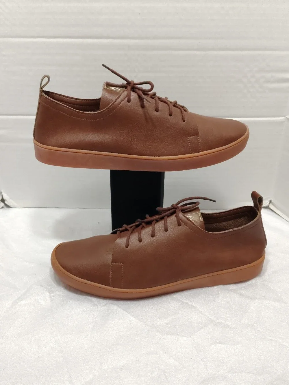 Ahimsa Andy Dark Olive, Men's # 13 US Vegan Leather, Slip Resistant, Waterproof